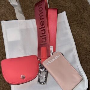 Lululemon dual pouch wristlet